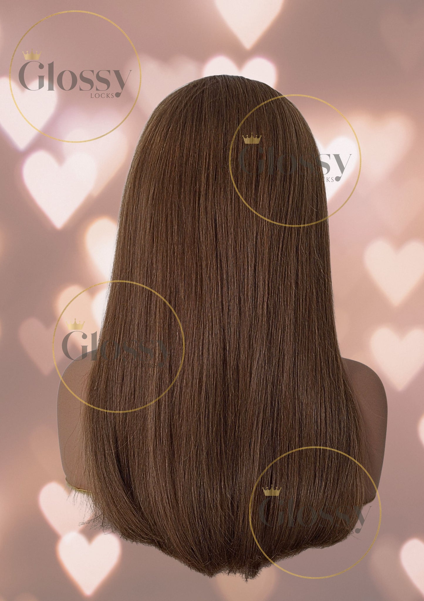 GlossyLocks Vibe Headband one piece hair extension, 3/4 head , 100% human hair