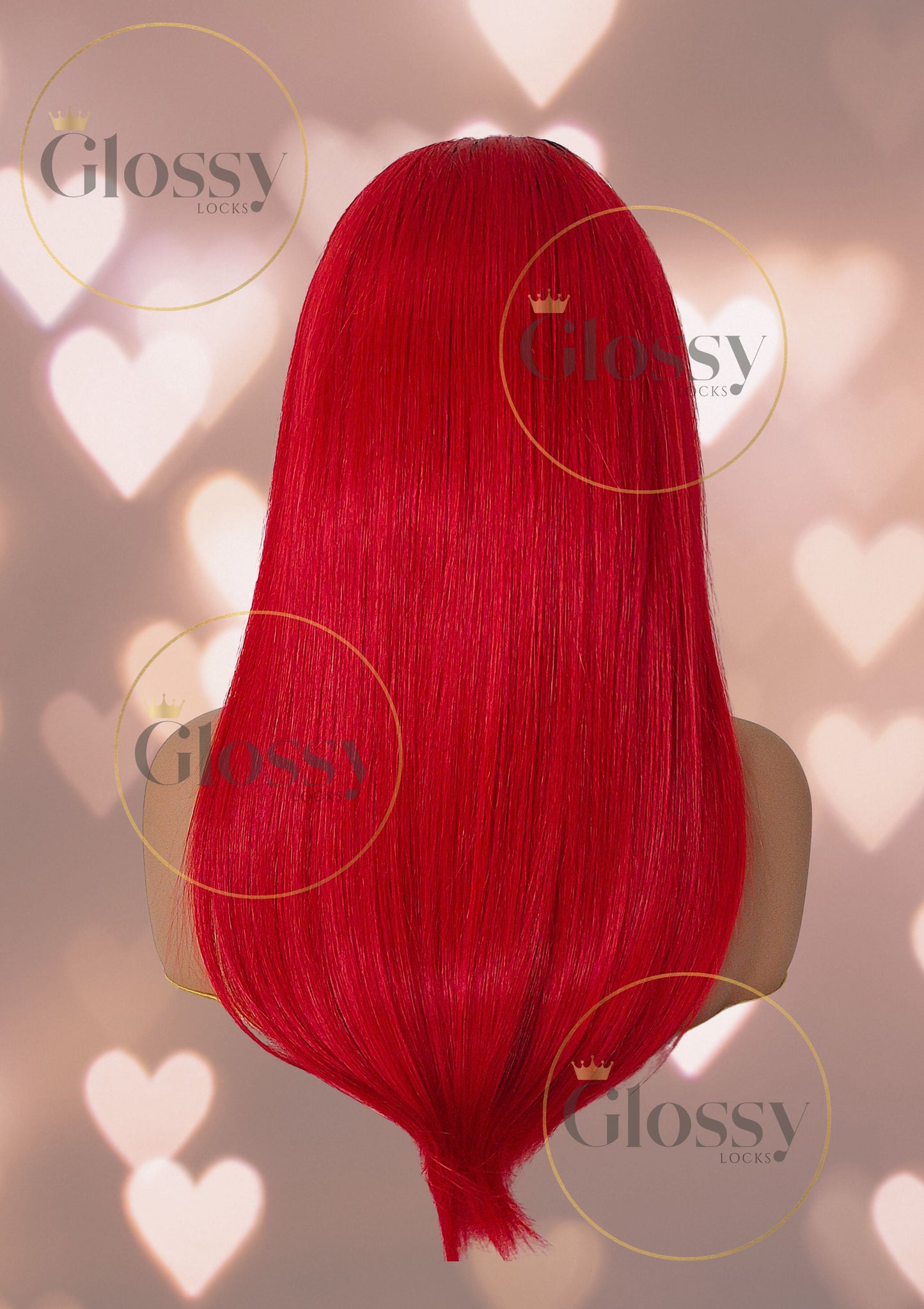 GlossyLocks Vibe Headband one piece hair extension, 3/4 head , 100% human hair