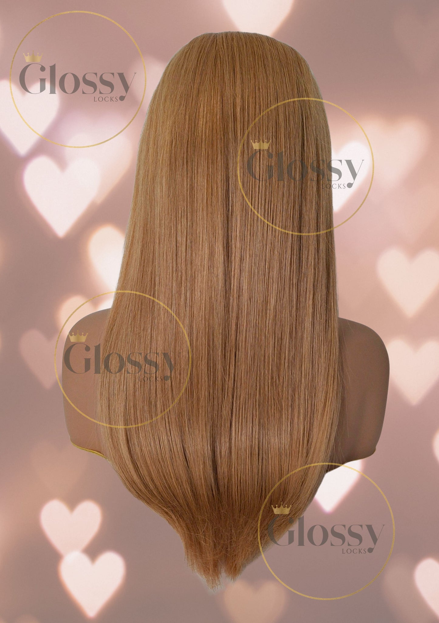 GlossyLocks Vibe Headband one piece hair extension, 3/4 head , 100% human hair