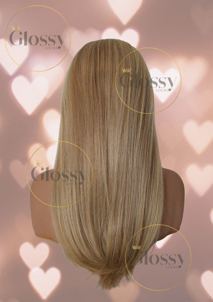 GlossyLocks Vibe Headband one piece hair extension, 3/4 head , 100% human hair