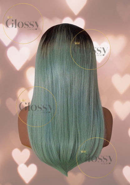 GlossyLocks Vibe Headband one piece hair extension, 3/4 head , 100% human hair