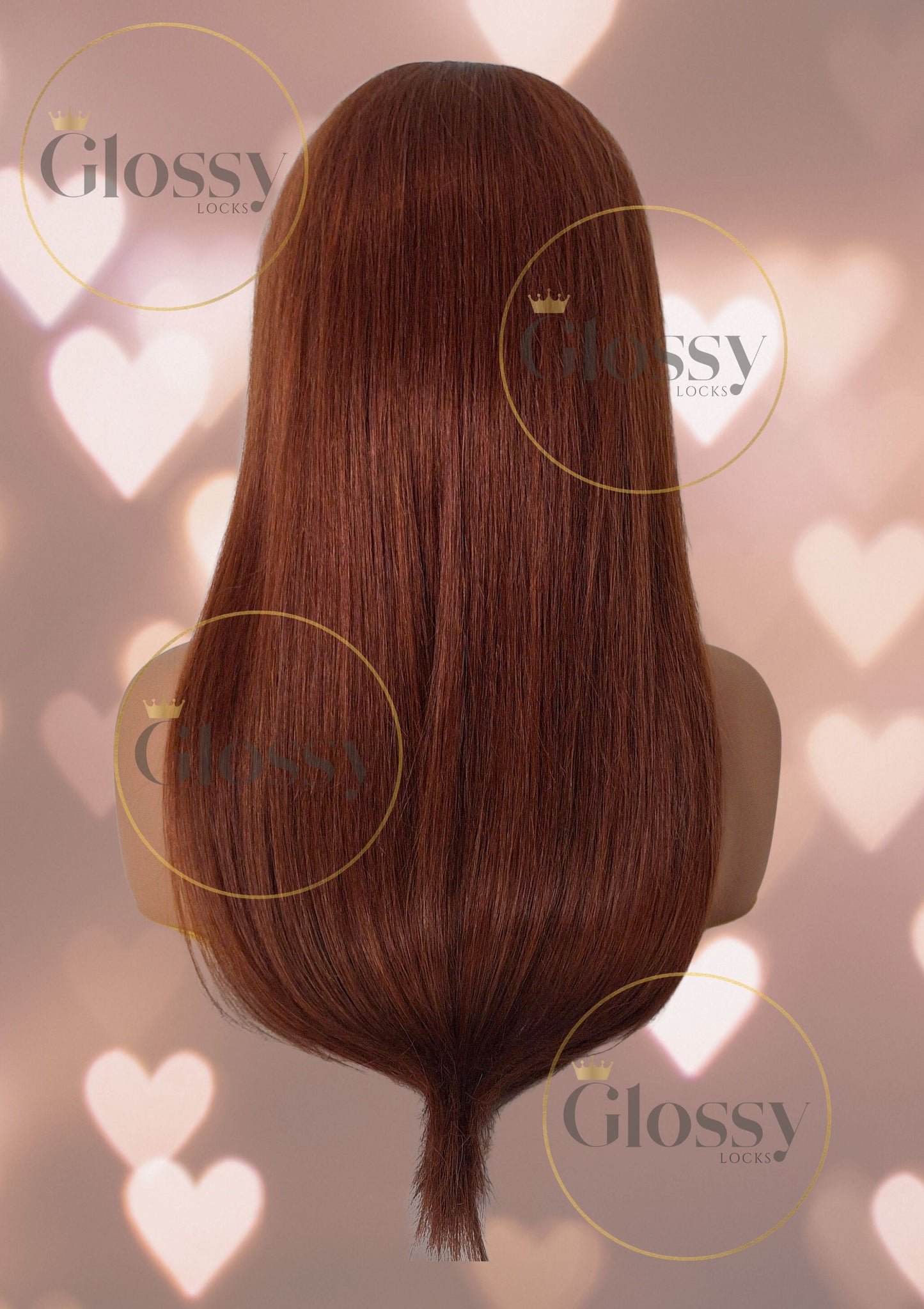GlossyLocks Vibe Headband one piece hair extension, 3/4 head , 100% human hair