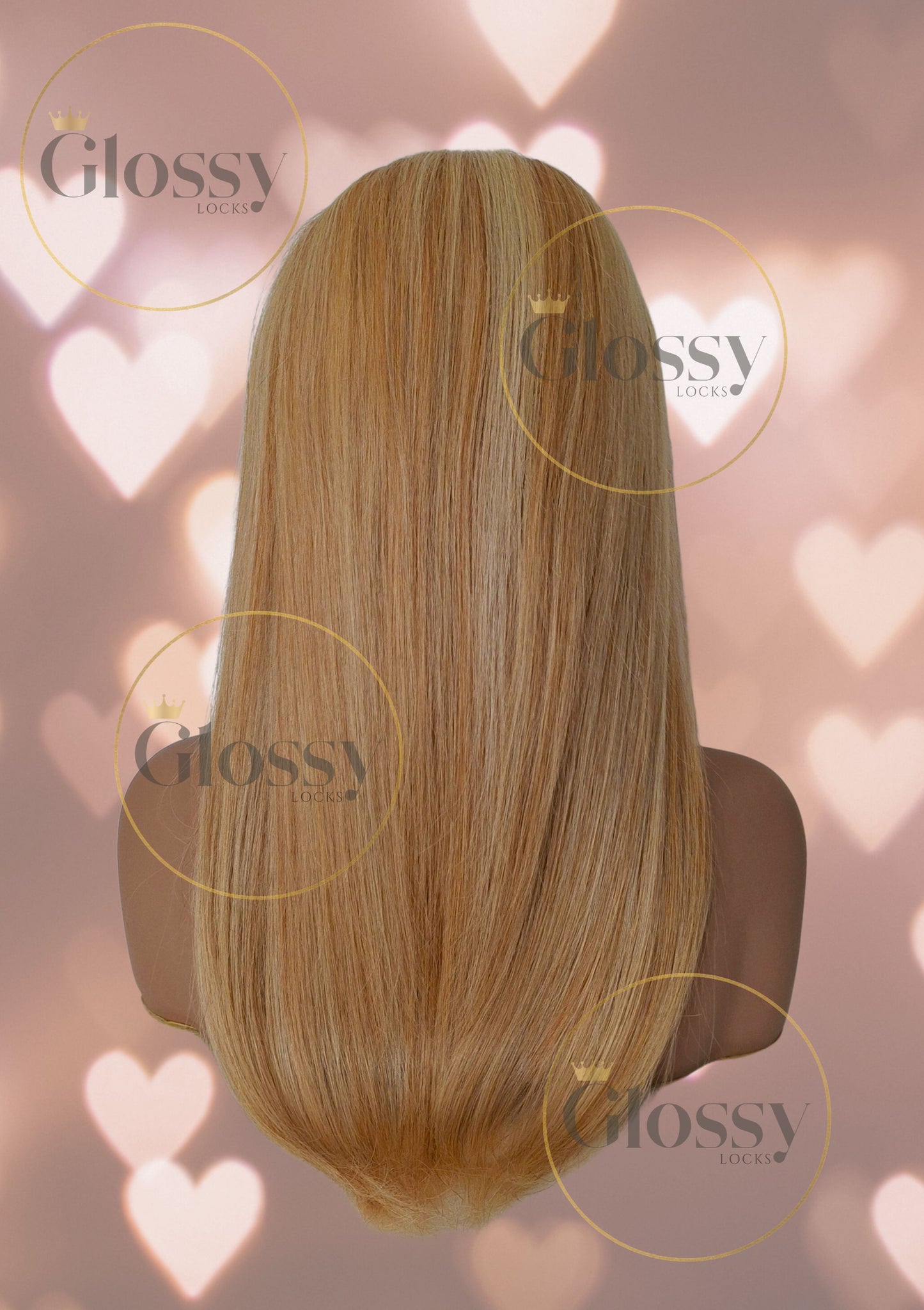 GlossyLocks Vibe Headband one piece hair extension, 3/4 head , 100% human hair