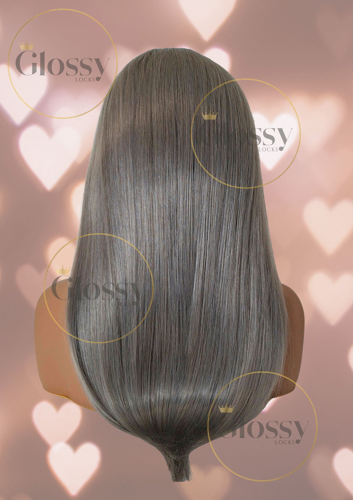 GlossyLocks Vibe Headband one piece hair extension, 3/4 head , 100% human hair